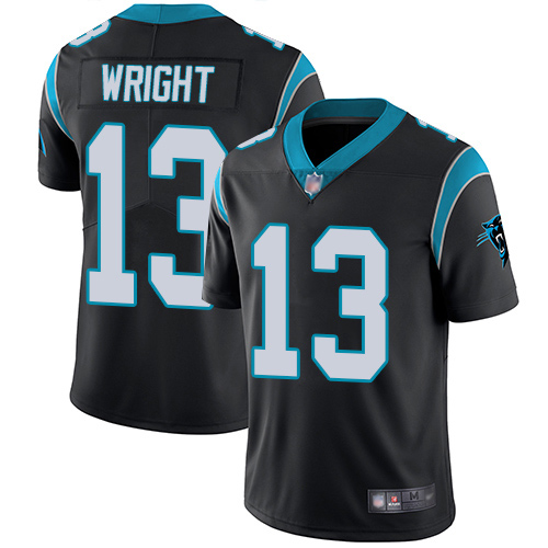 Carolina Panthers Limited Black Youth Jarius Wright Home Jersey NFL Football #13 Vapor Untouchable->youth nfl jersey->Youth Jersey